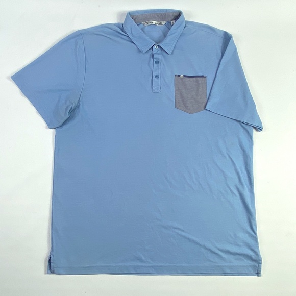 Travis Matthew Short Sleeve Pocket Golf Polo Shirt Mens Size XXL - Picture 3 of 6